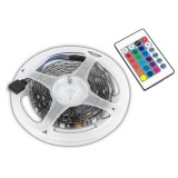 LED juosta USB 5V hermetiška IP65 RGB 2m su pultu